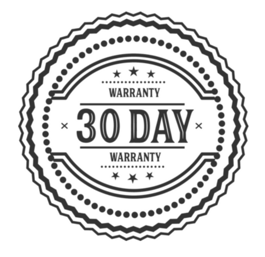 30 Day Warranty